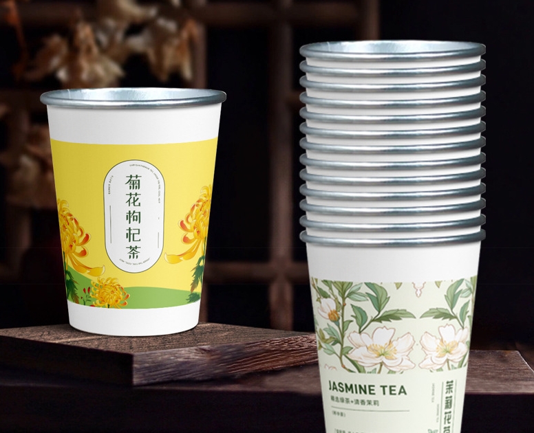 上海底部带茶叶纸杯定做
